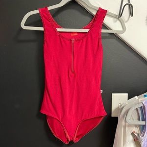 Yumiko “Cora” red leotard